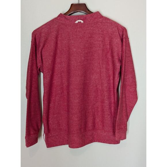 Women's Red Wisconsin Badgers Pullover Knit Sweater Size Small Side Slits - Picture 4 of 9